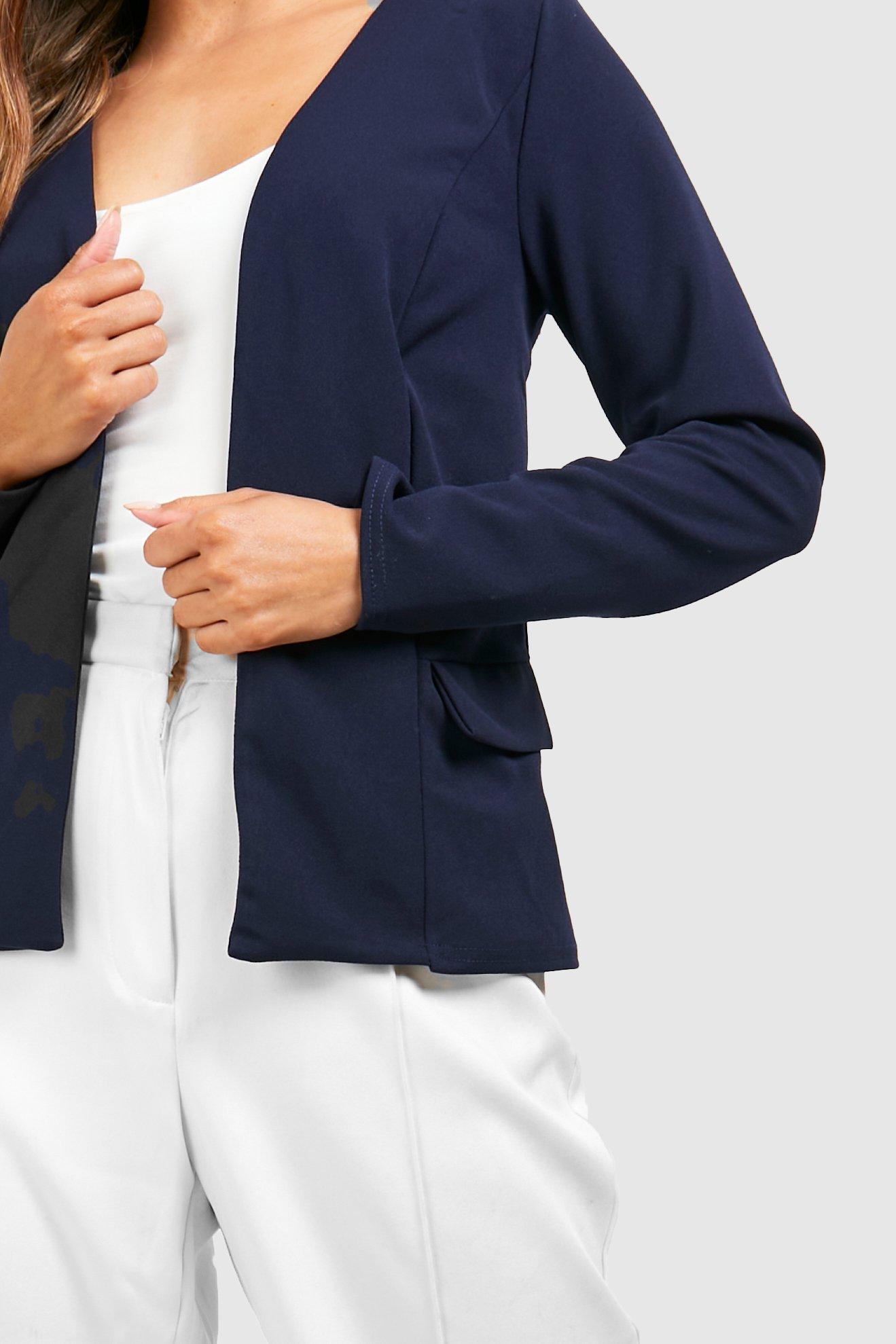 Blazer without outlet collar