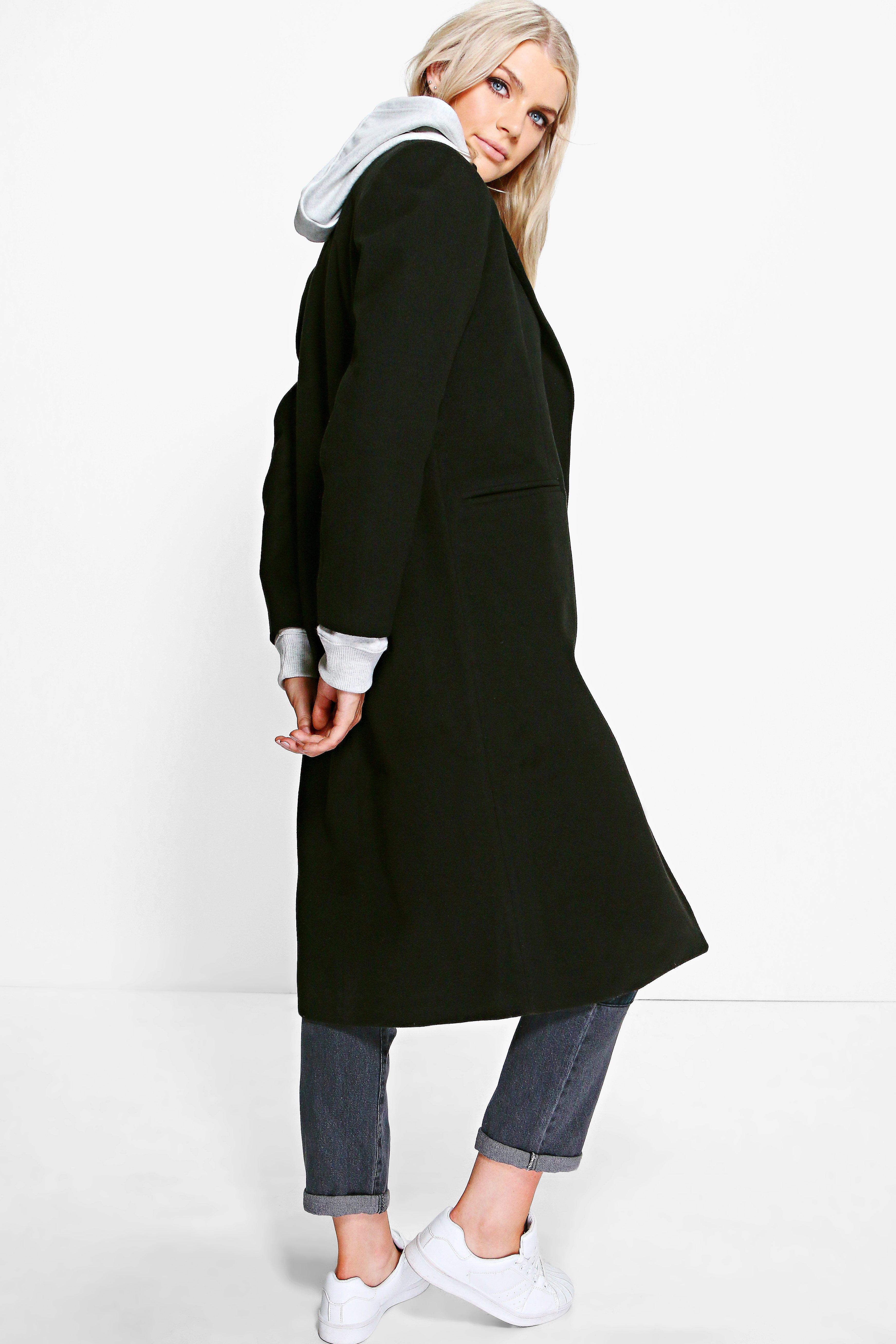 Boohoo tailored coat sale