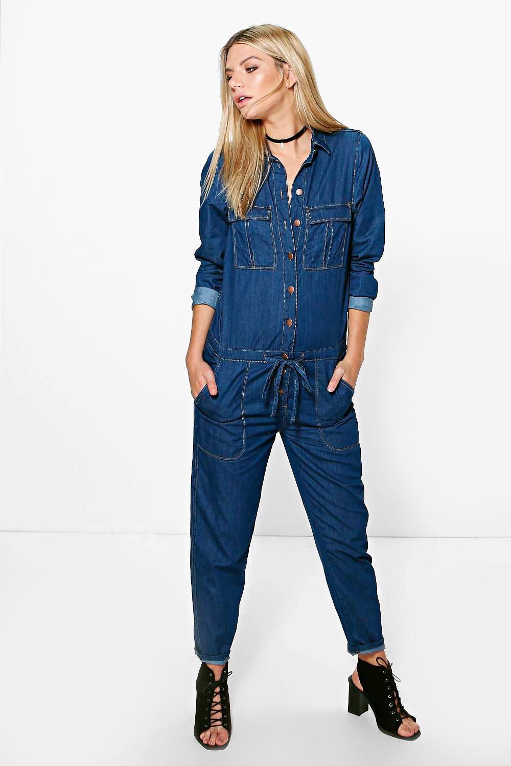 denim boiler suits