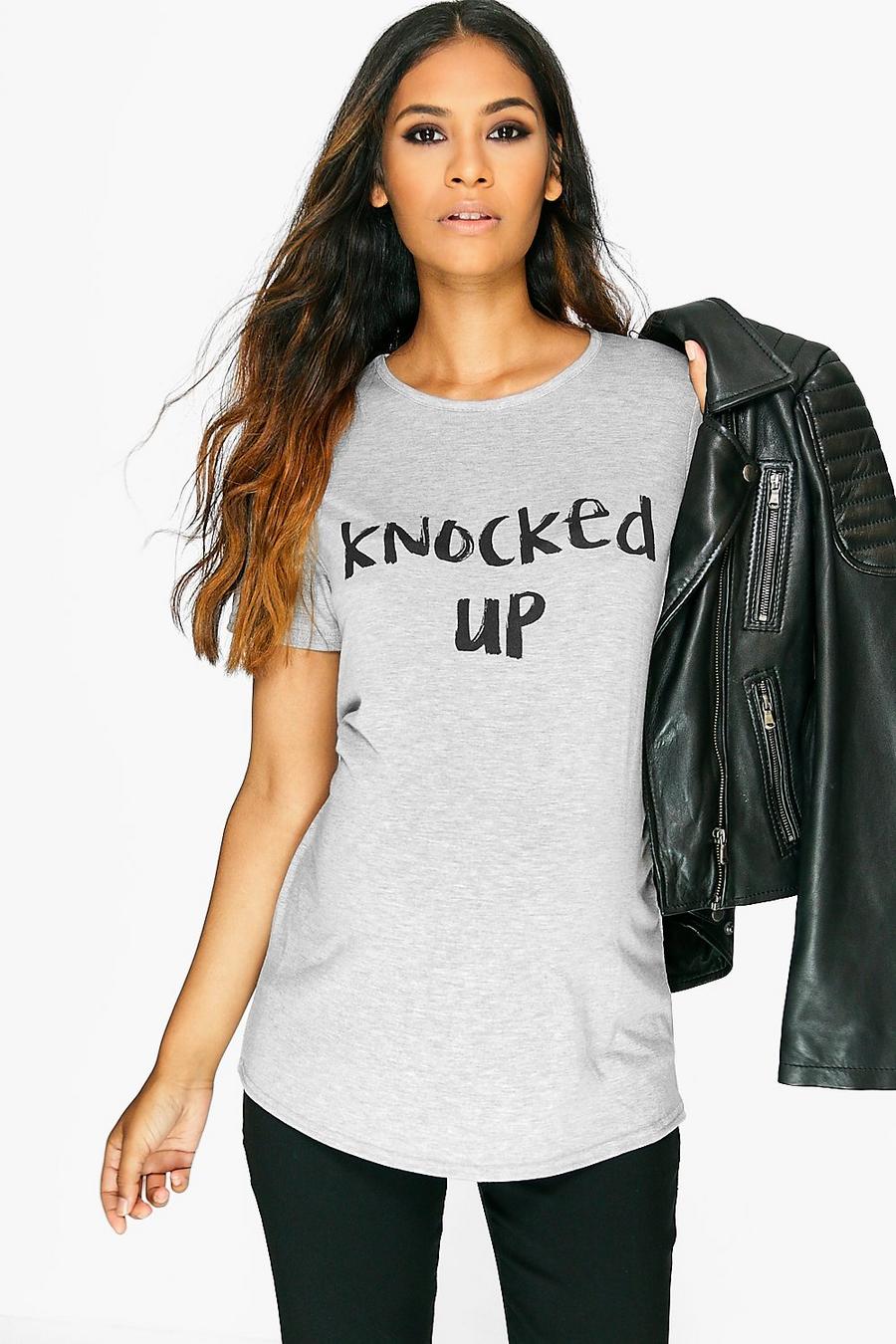 Mama Emma T-Shirt mit Knocked-Up-Print image number 1