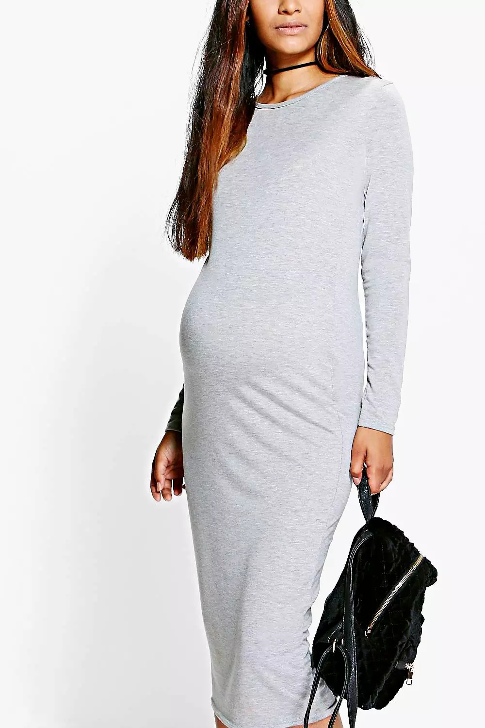 Caroline long sleeve midi dress store