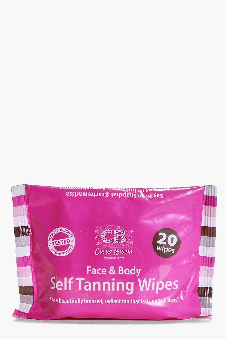 Multi Cocoa Brown Face And Body Tanning Wipes image number 1