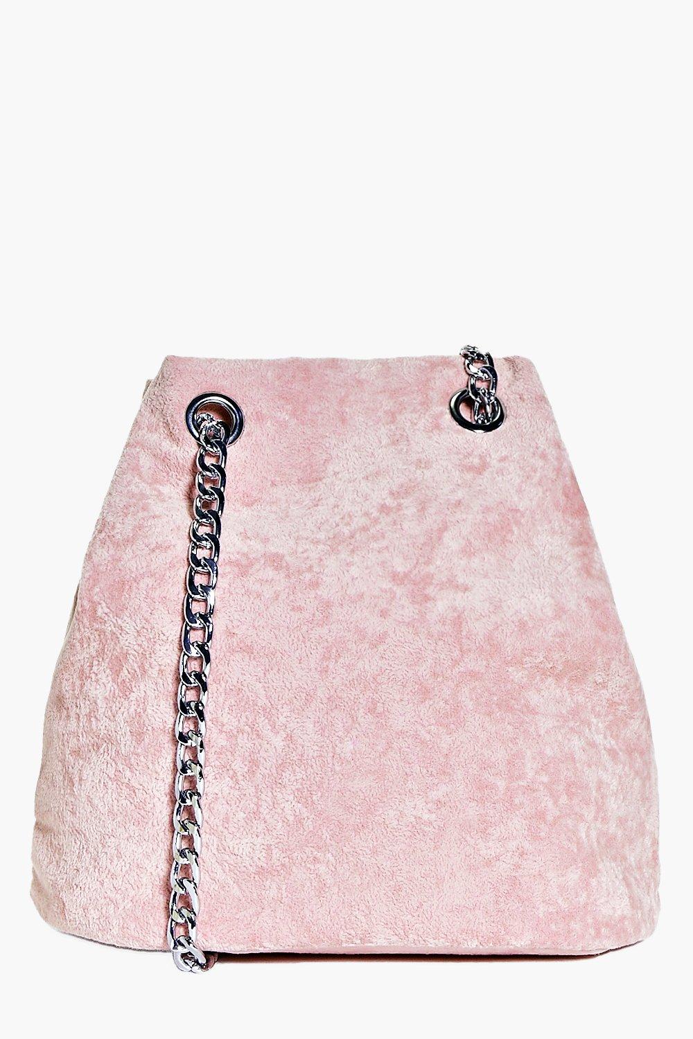 crushed velvet bag