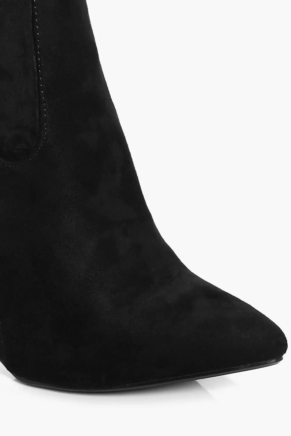 Black Tia Wide Fit Over The Knee Block Heel Boot alternative image