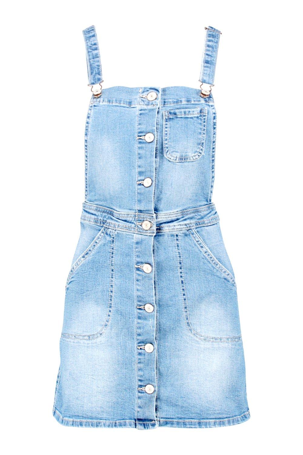 dungaree dress boohoo