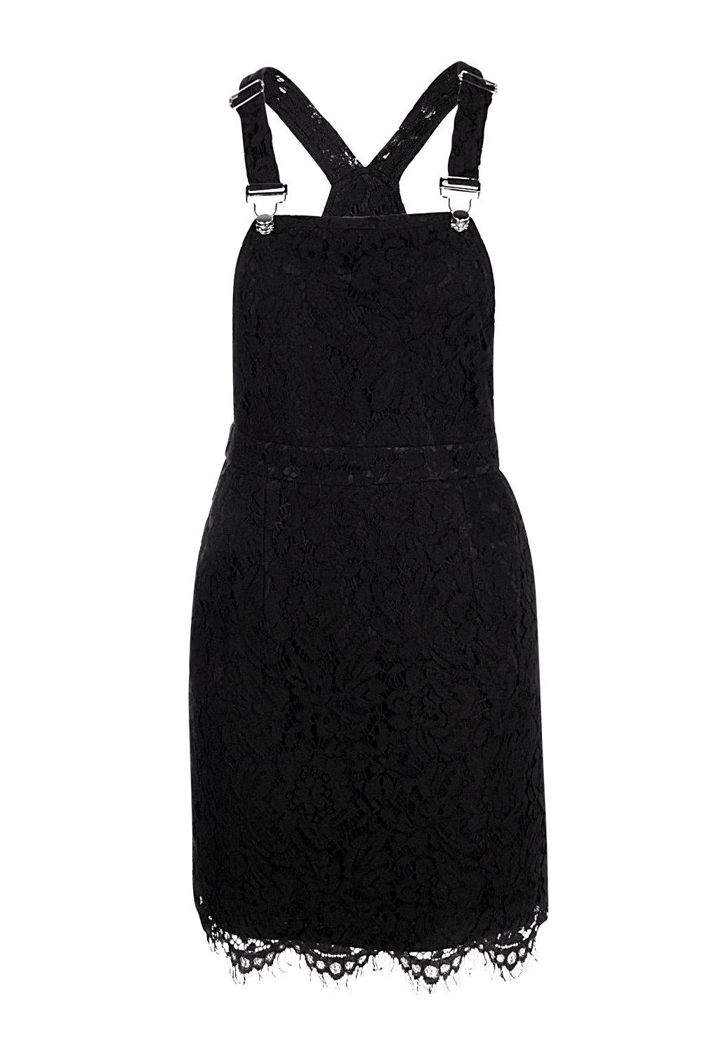 Lace shop pinafore dress