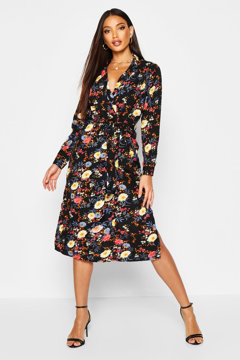 long black shirt dress uk