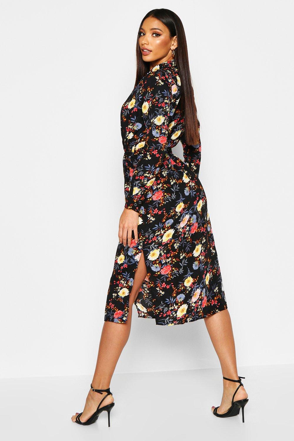 Floral shirt dresses uk best sale