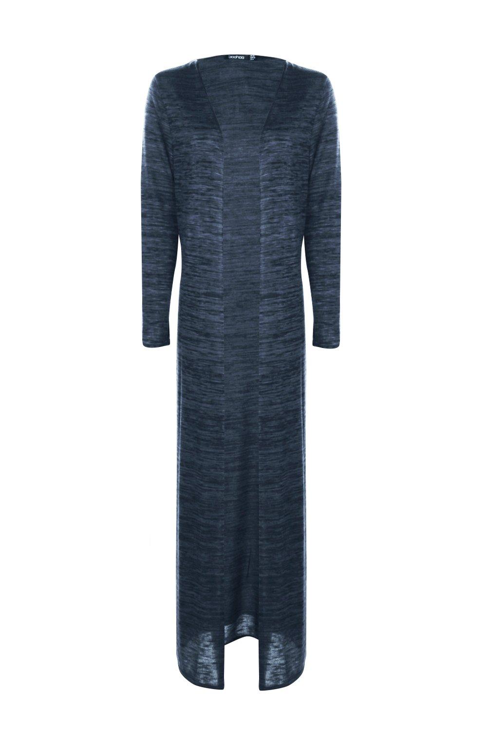 fine knit maxi cardigan
