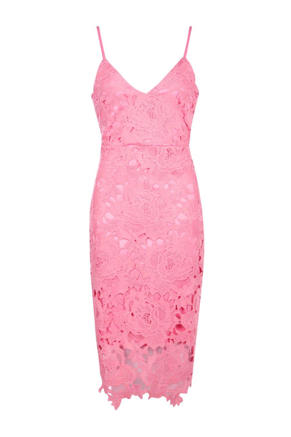 bon appetit lace midi dress