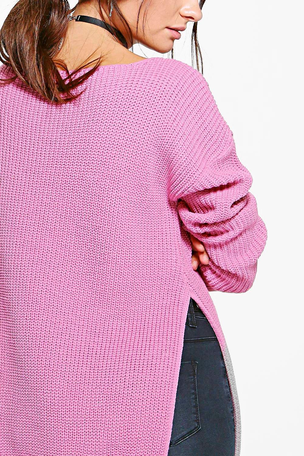 Oversized side split jumper hotsell