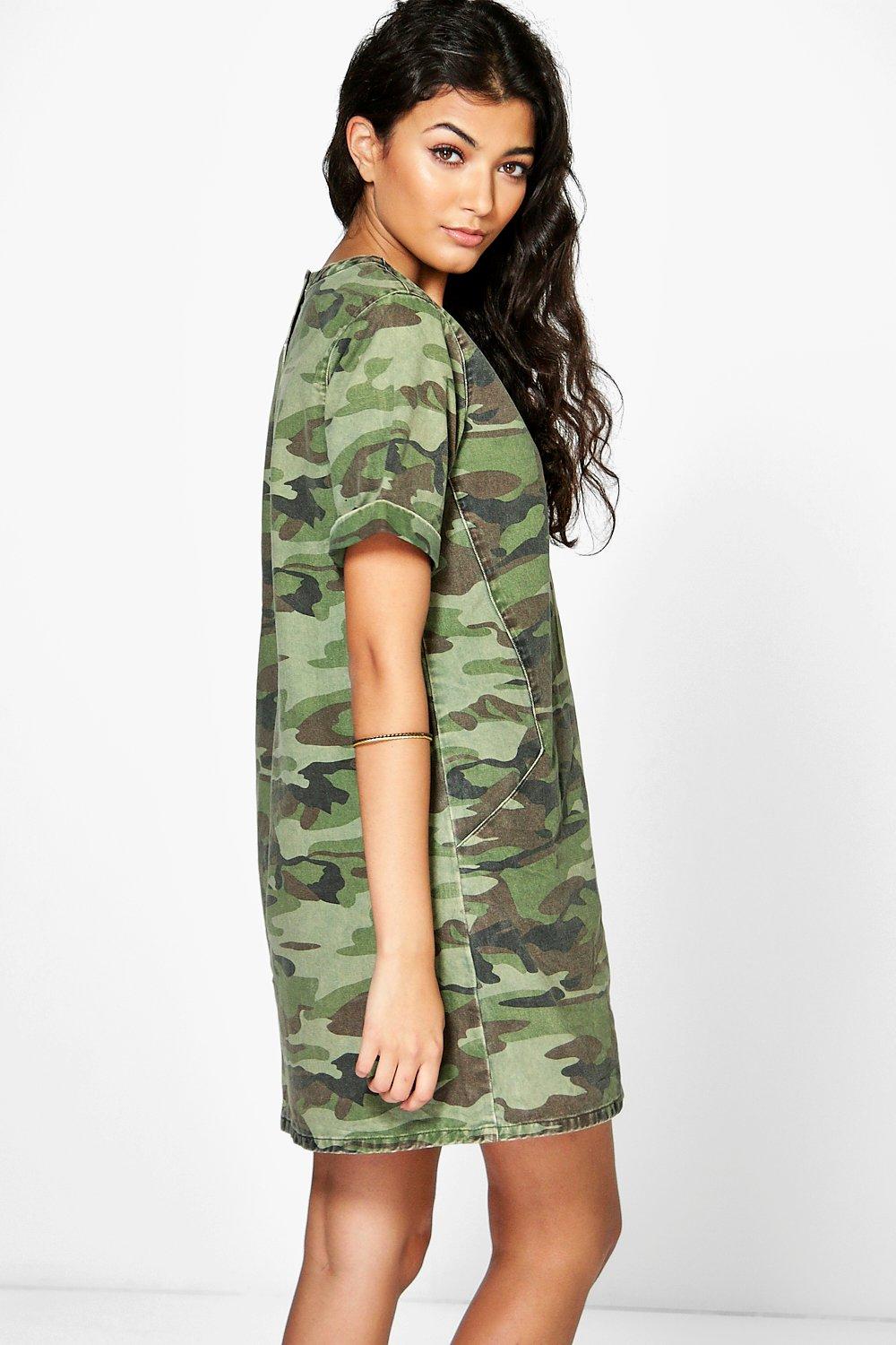 Camo shift hot sale dress