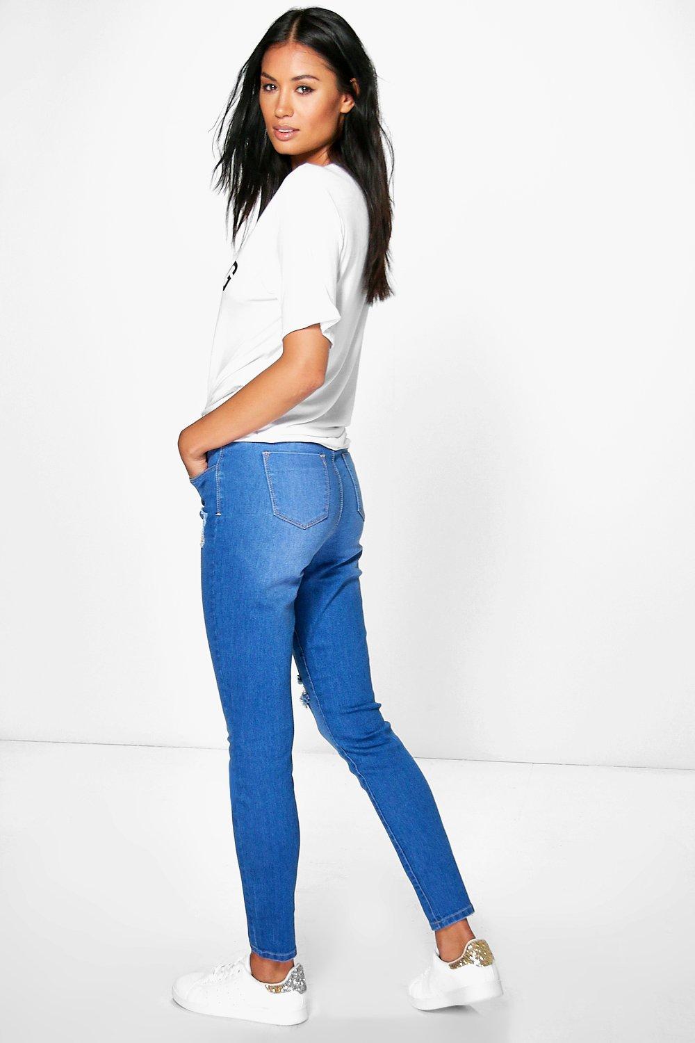 Female on sale blue jeans