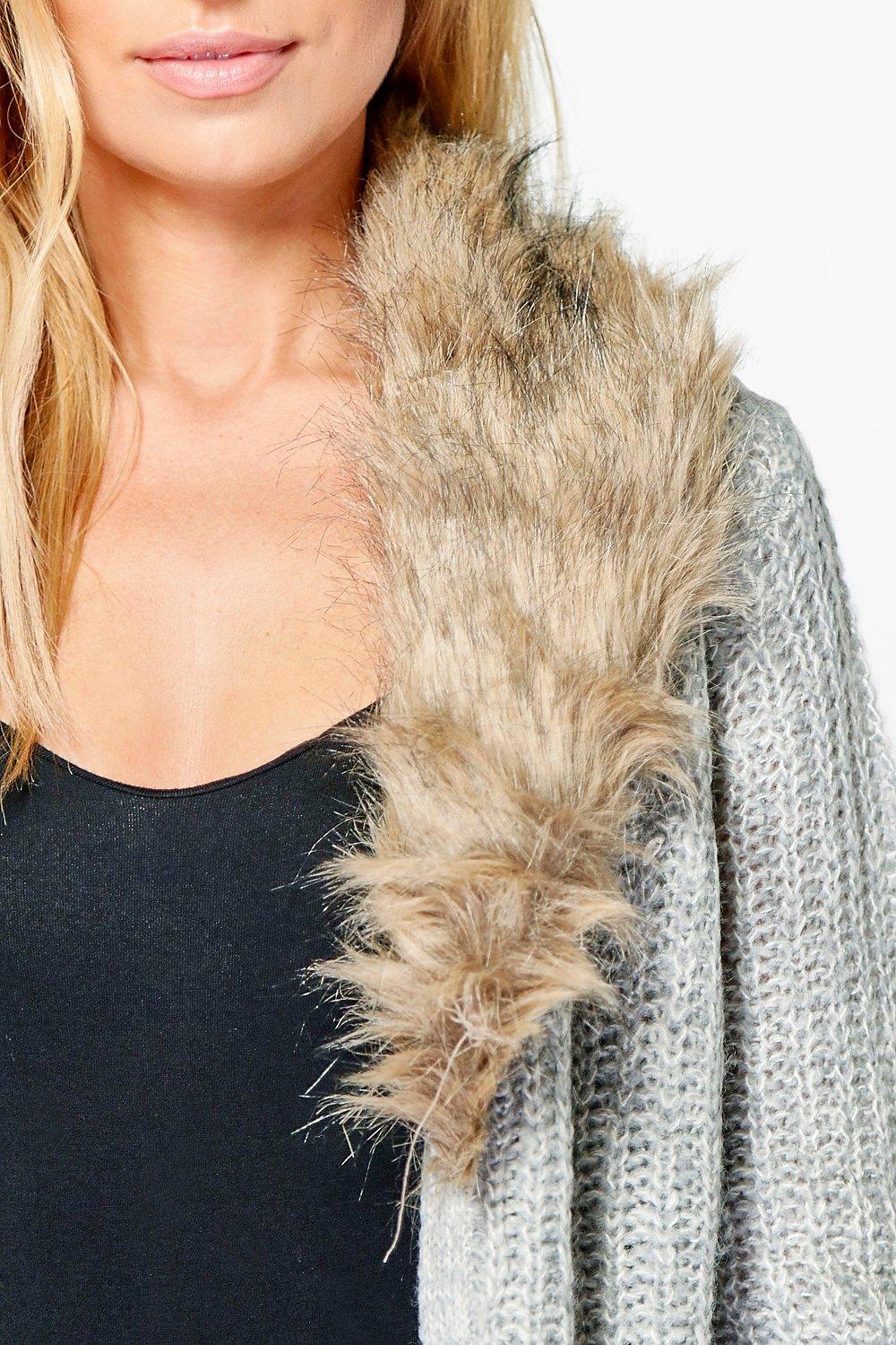 Removable faux fur trim store