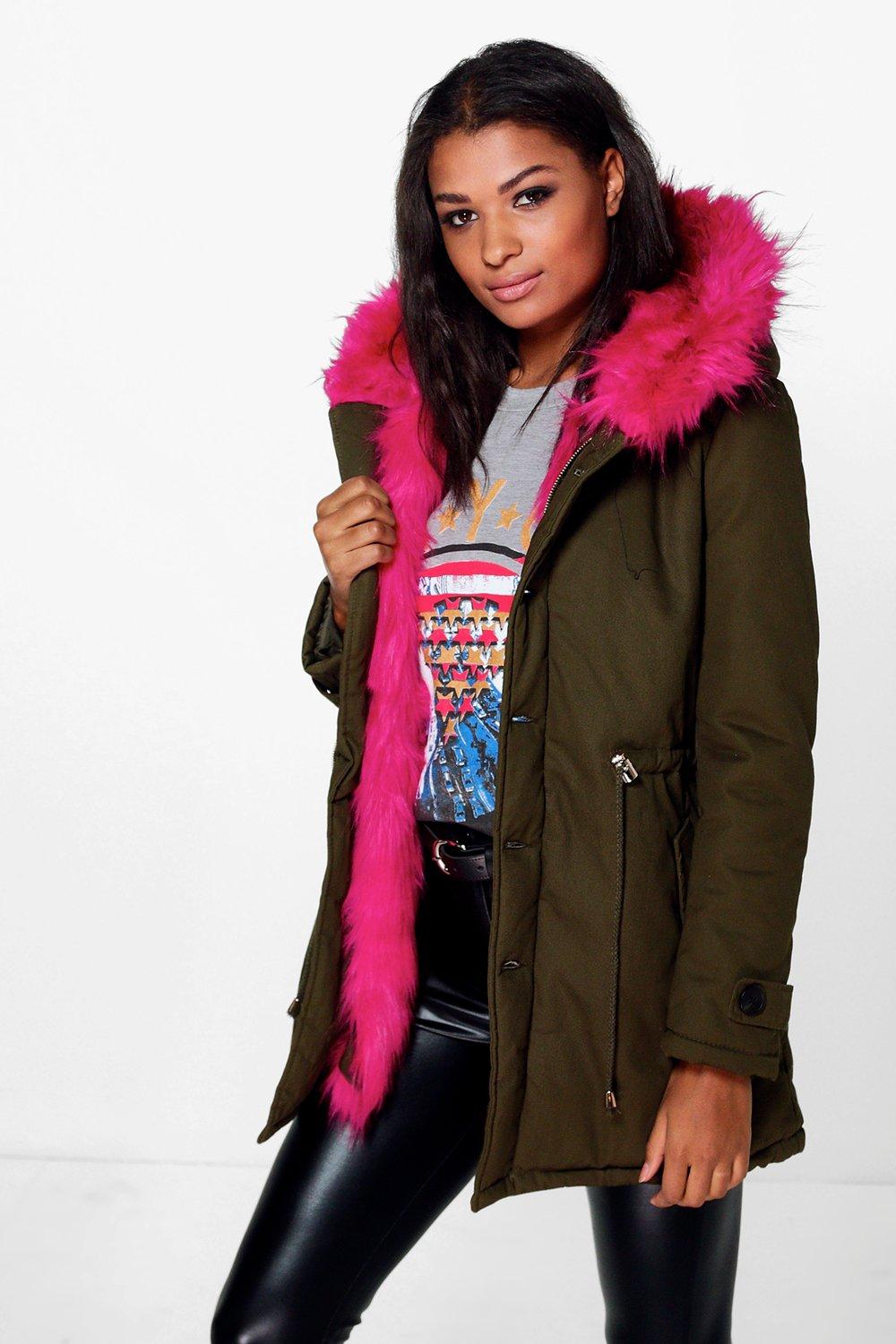 pink boutique coats