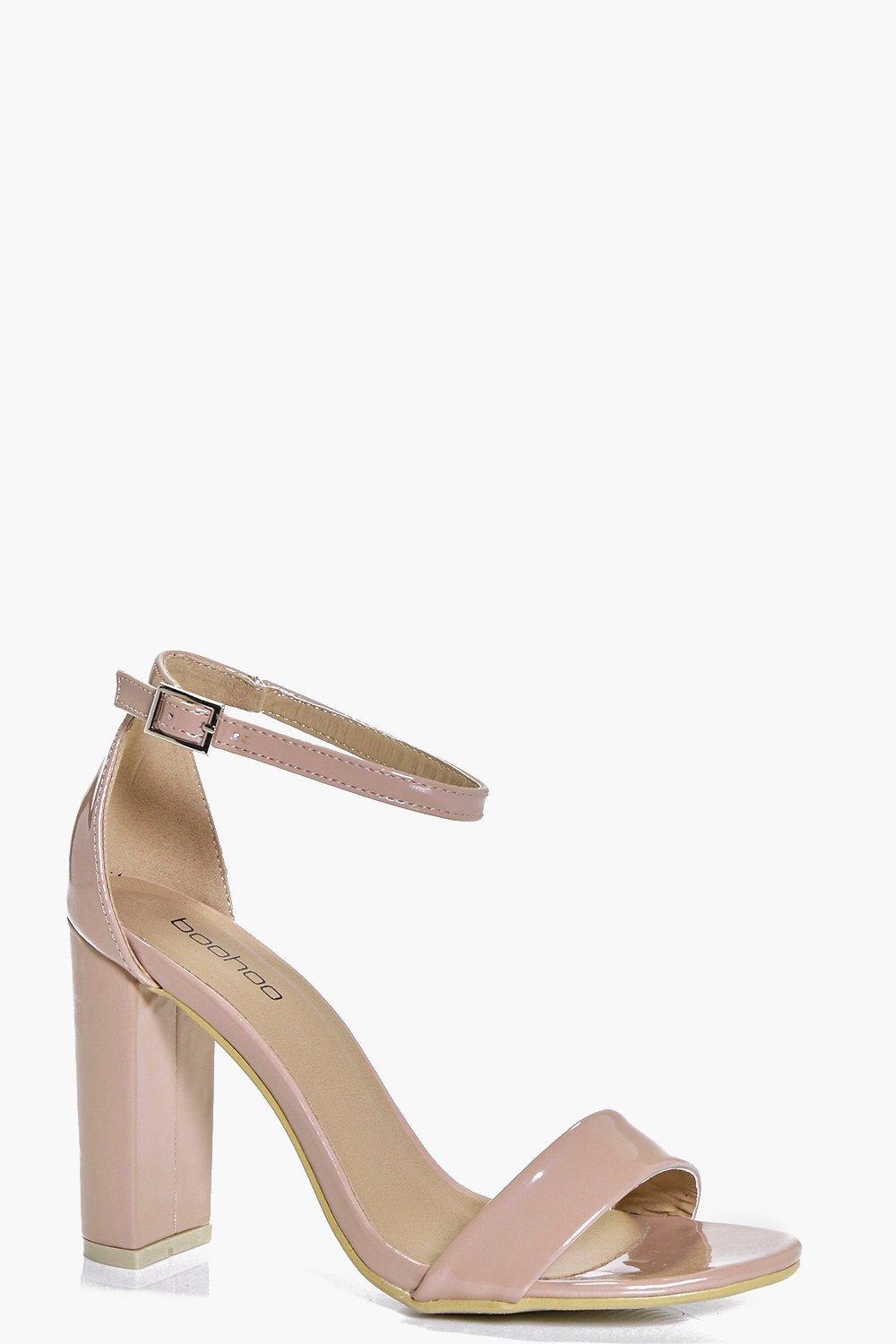 boohoo nude shoes