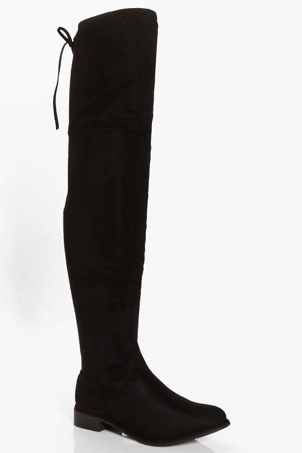 boohoo thigh boots