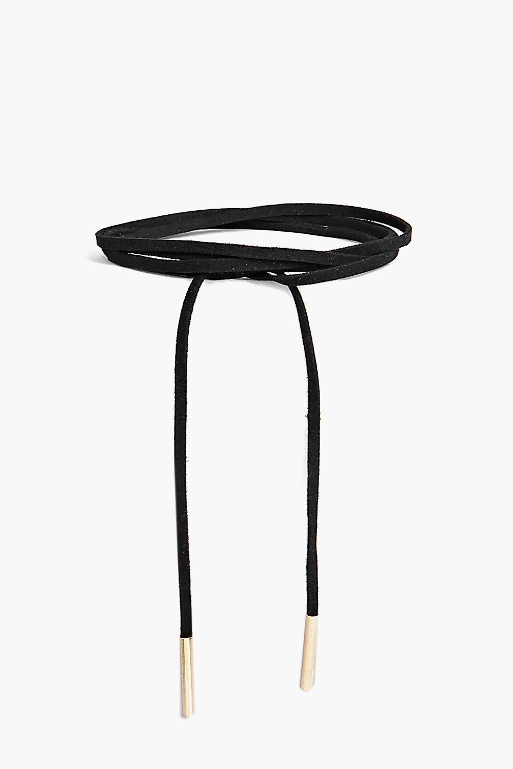 Zig Zag Suedette Choker