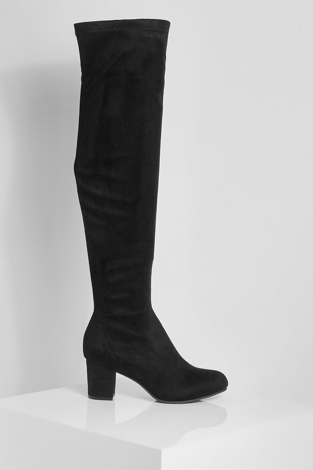 Stretch knee 2025 high boots uk