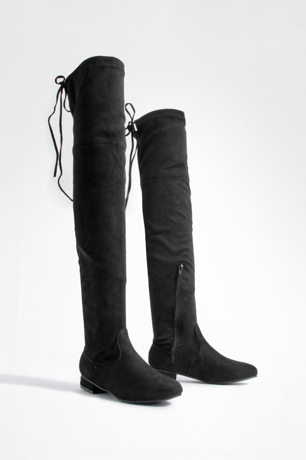 Peter Kaiser Ofela Navy Suede Leather Womens Pull On Knee High Boots 