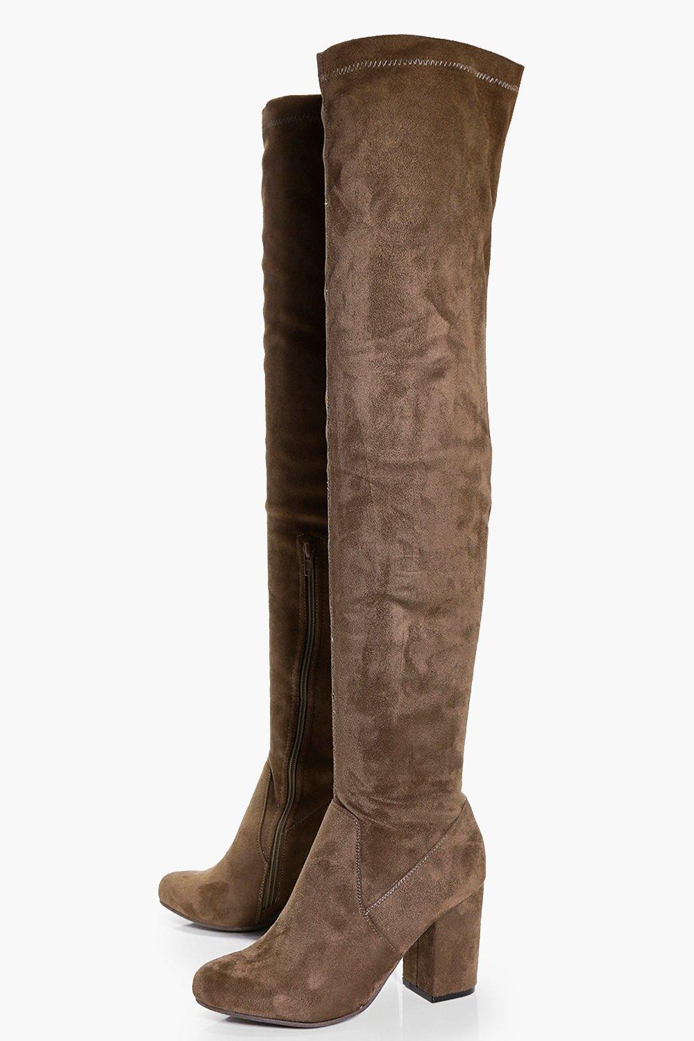 Mocha thigh sale high boots