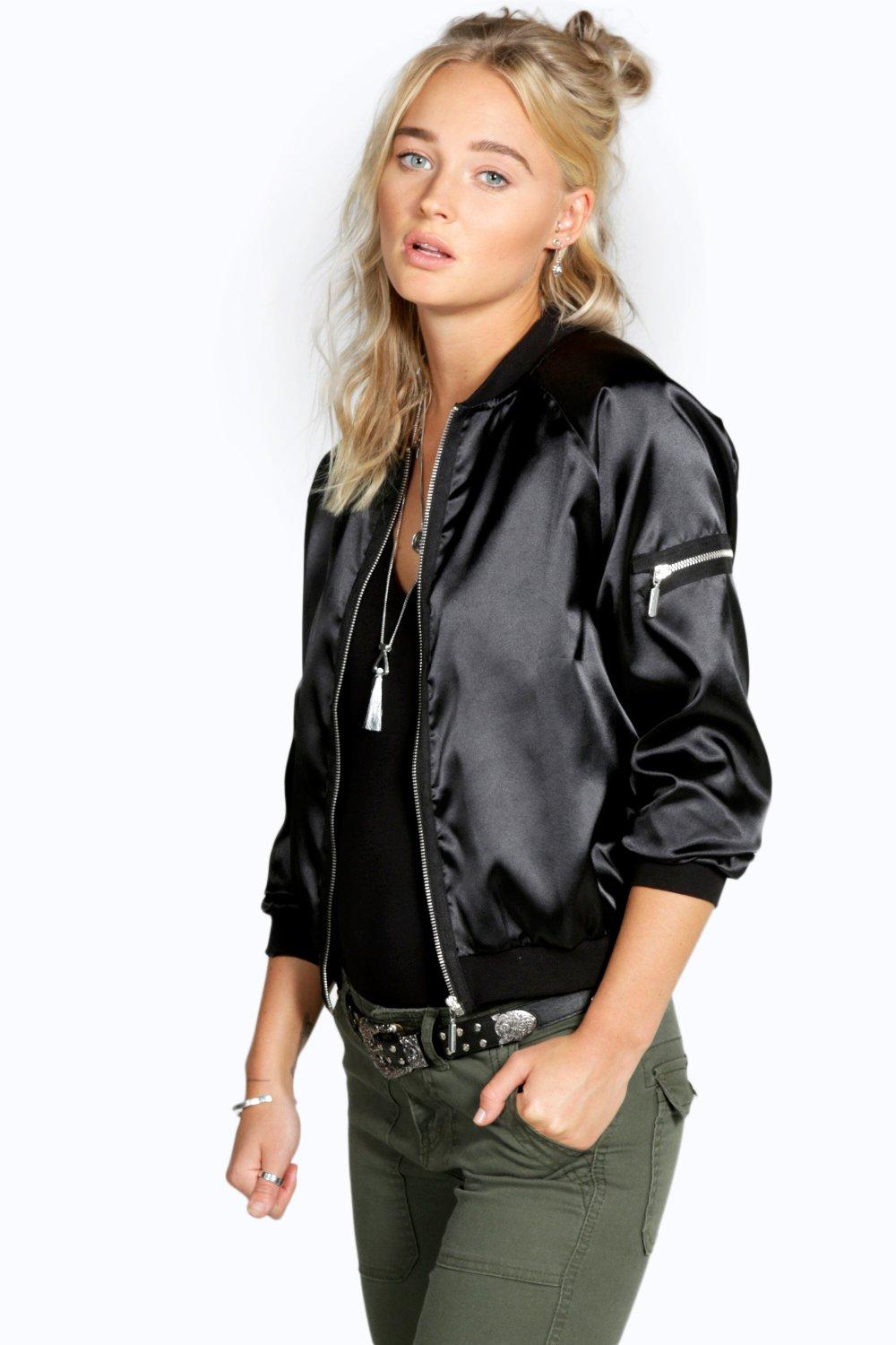 satin bomber