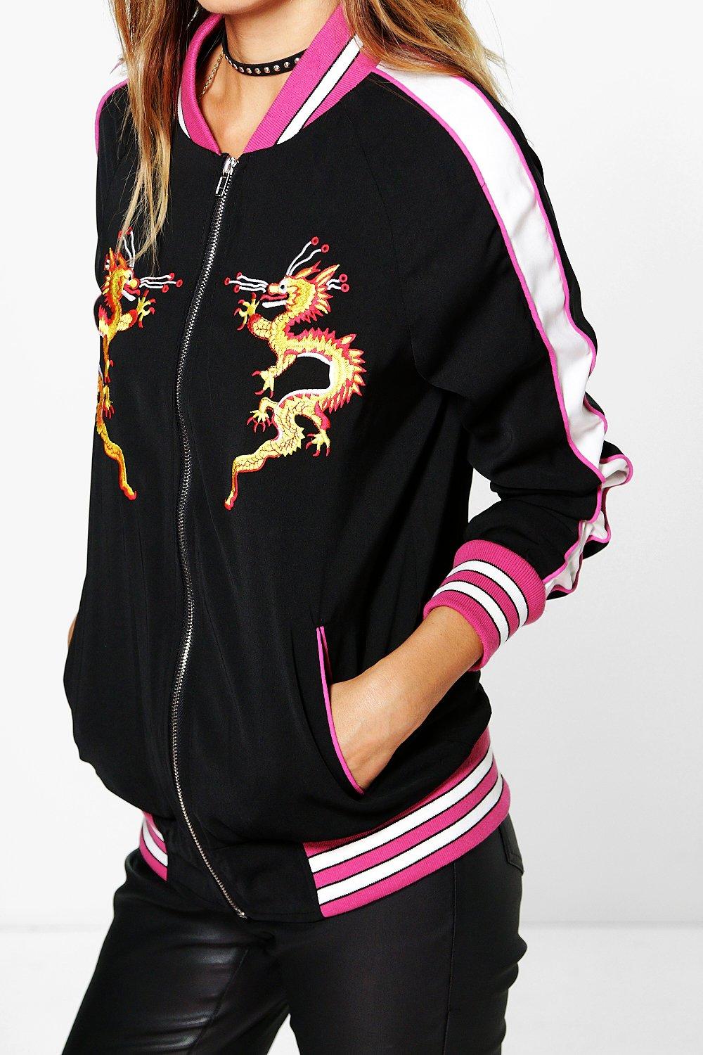 Boutique Eleanor Dragon Bomber Jacket