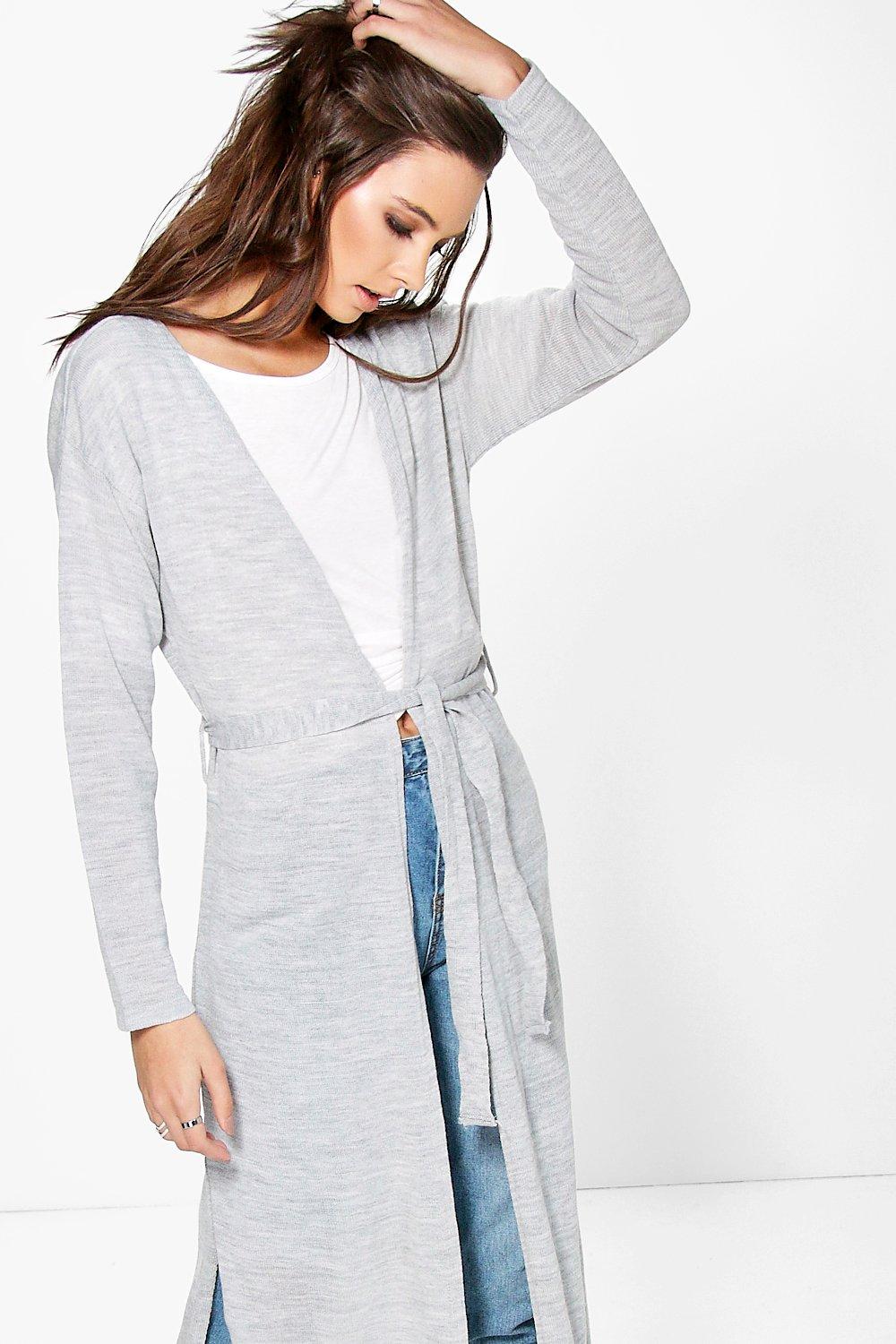 Boohoo grey outlet cardigan