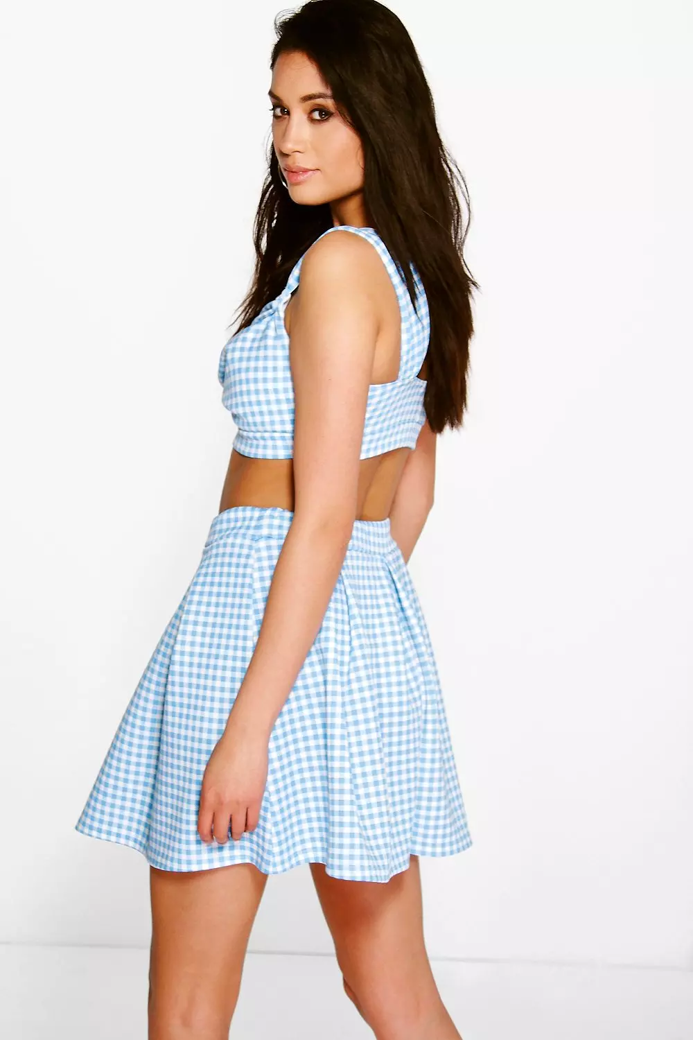 Gingham 2025 skater skirt