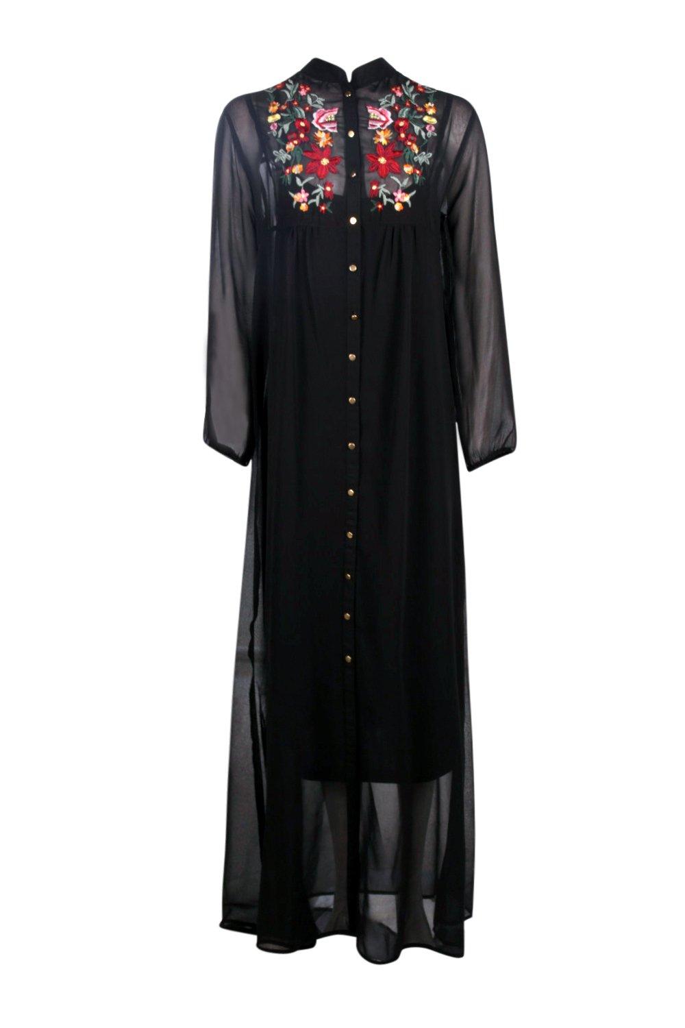 maxi shirts embroidered