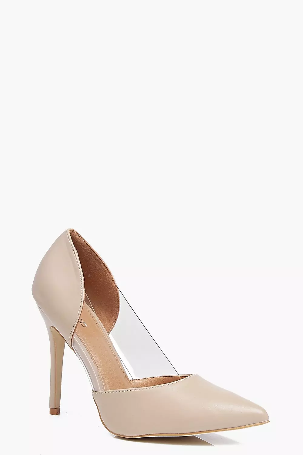 Nude Sophia Clear Panel Pointed Court alternative image