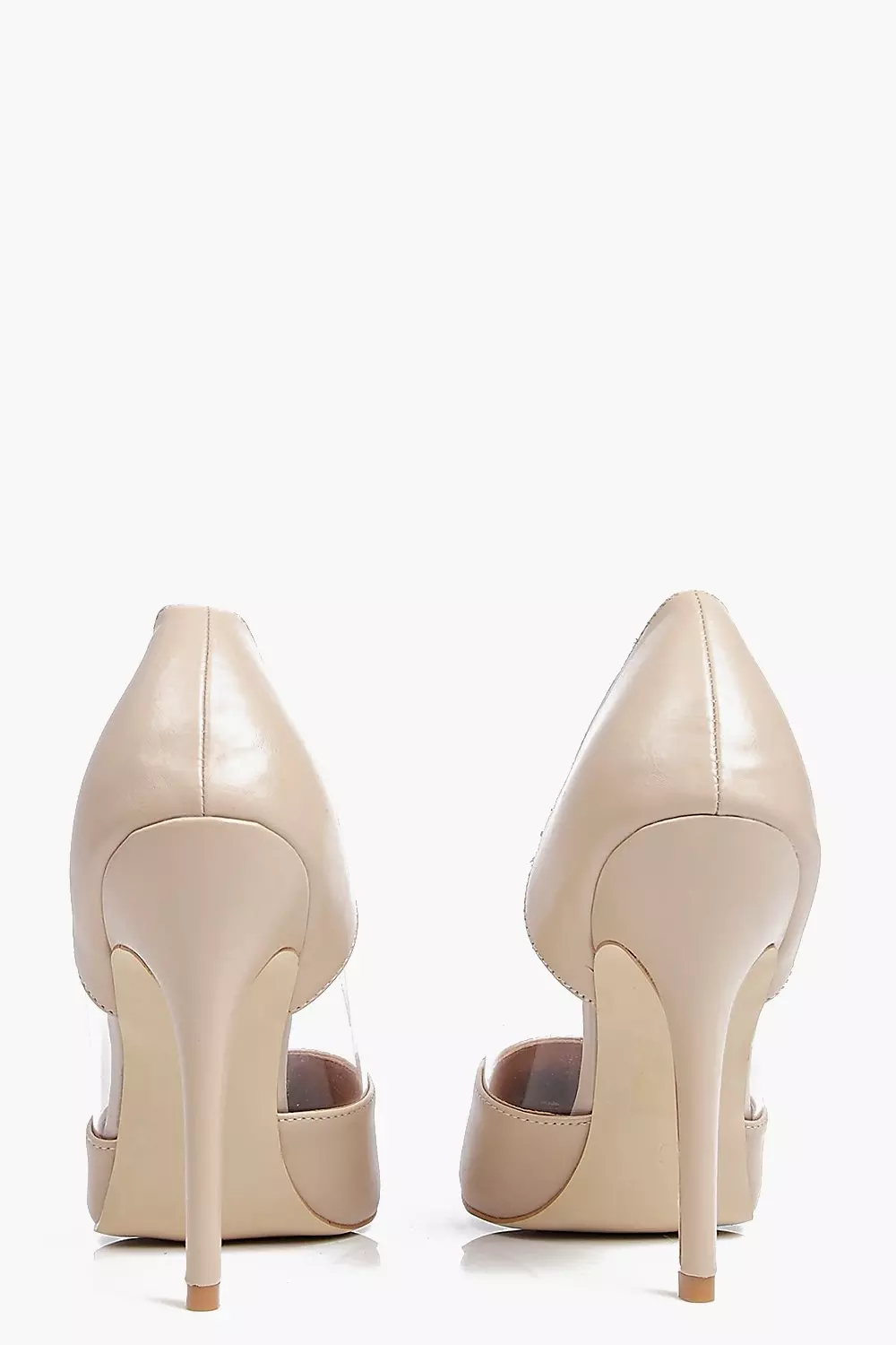 Nude Sophia Clear Panel Pointed Court alternative image