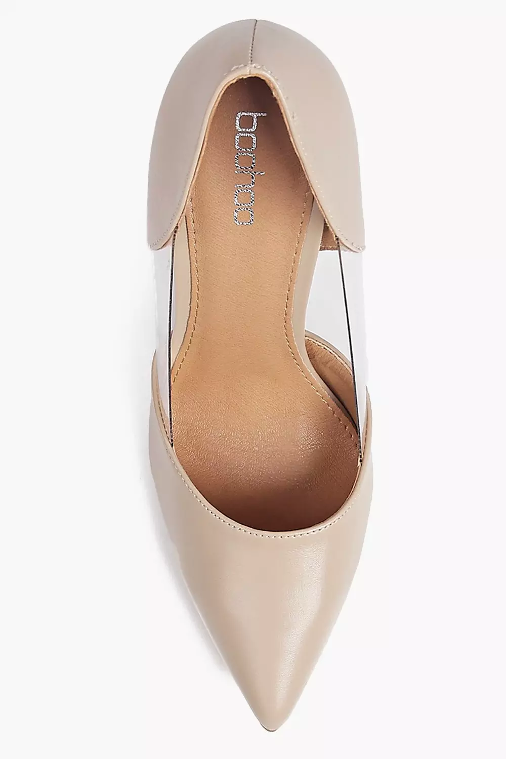 Nude Sophia Clear Panel Pointed Court alternative image