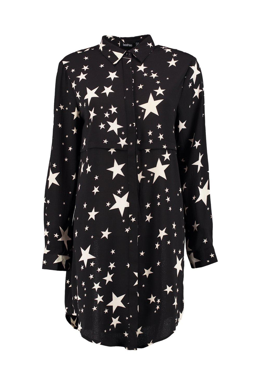 boohoo constellation dress