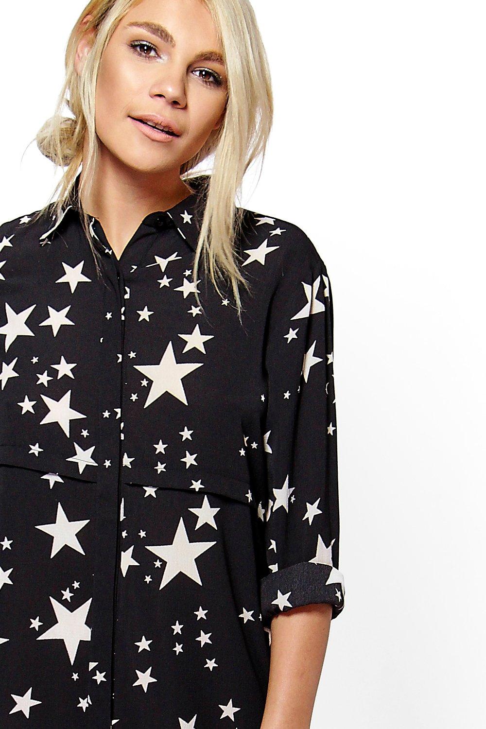 boohoo constellation dress