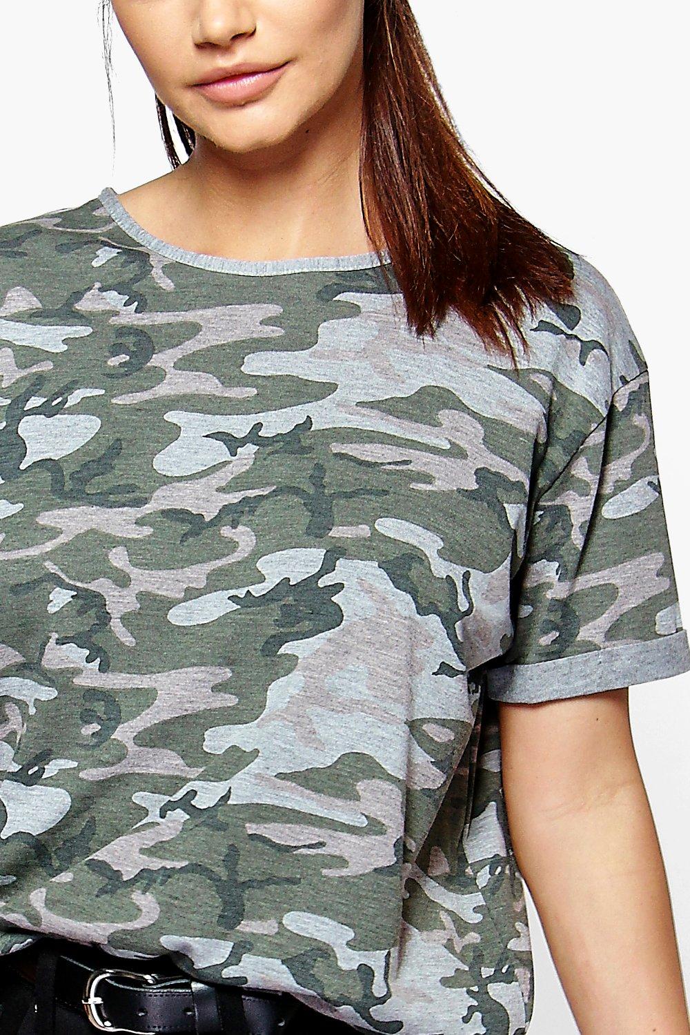 Women's camo deals t shirt