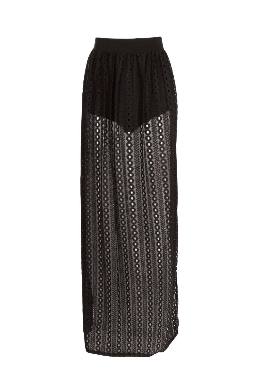 Millie Festival Crochet Lace Maxi Skirt