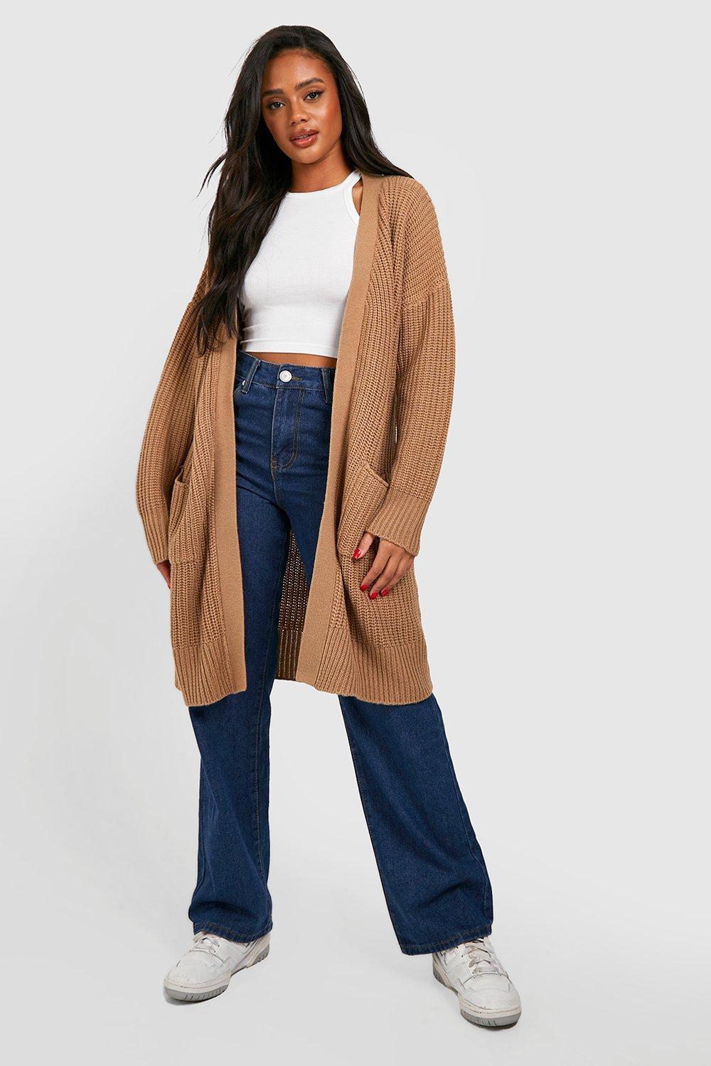 Beige boyfriend outlet cardigan