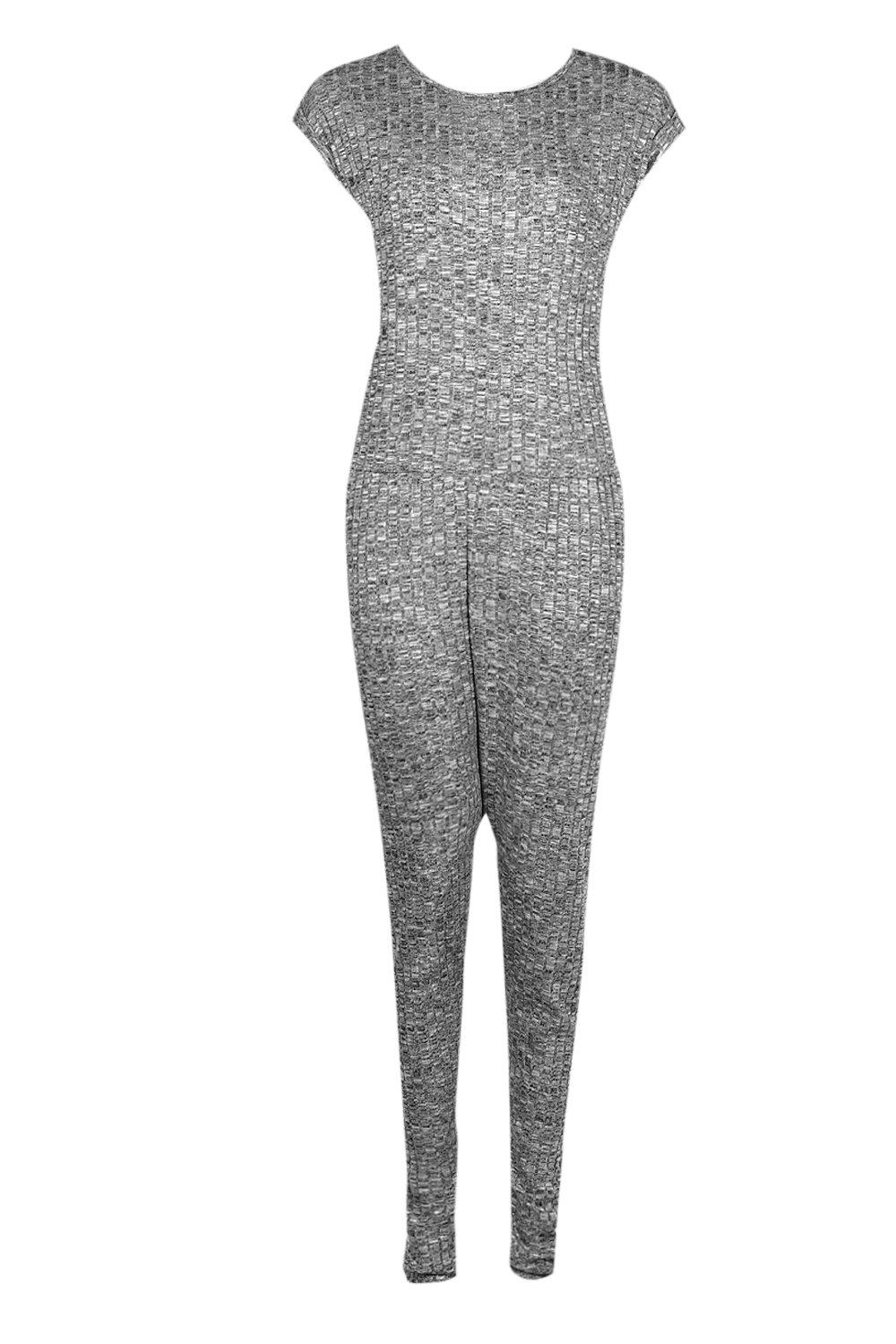 ribbed casual jumpsuit