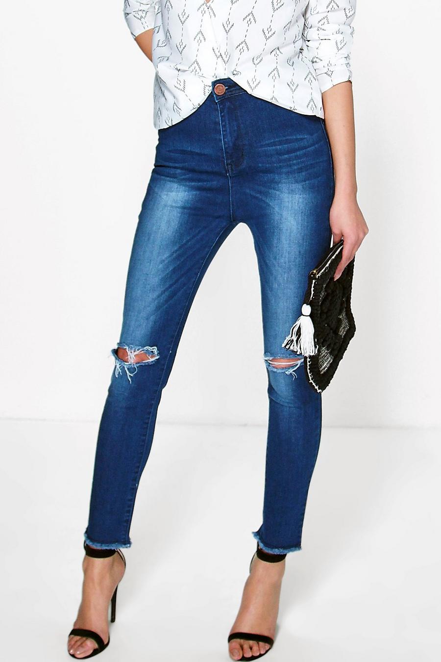 helen jeans skinny a vita alta skinny image number 1