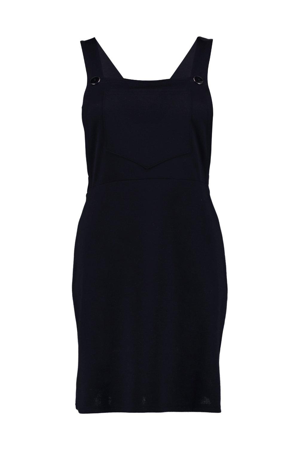 Black pinafore dress size clearance 20