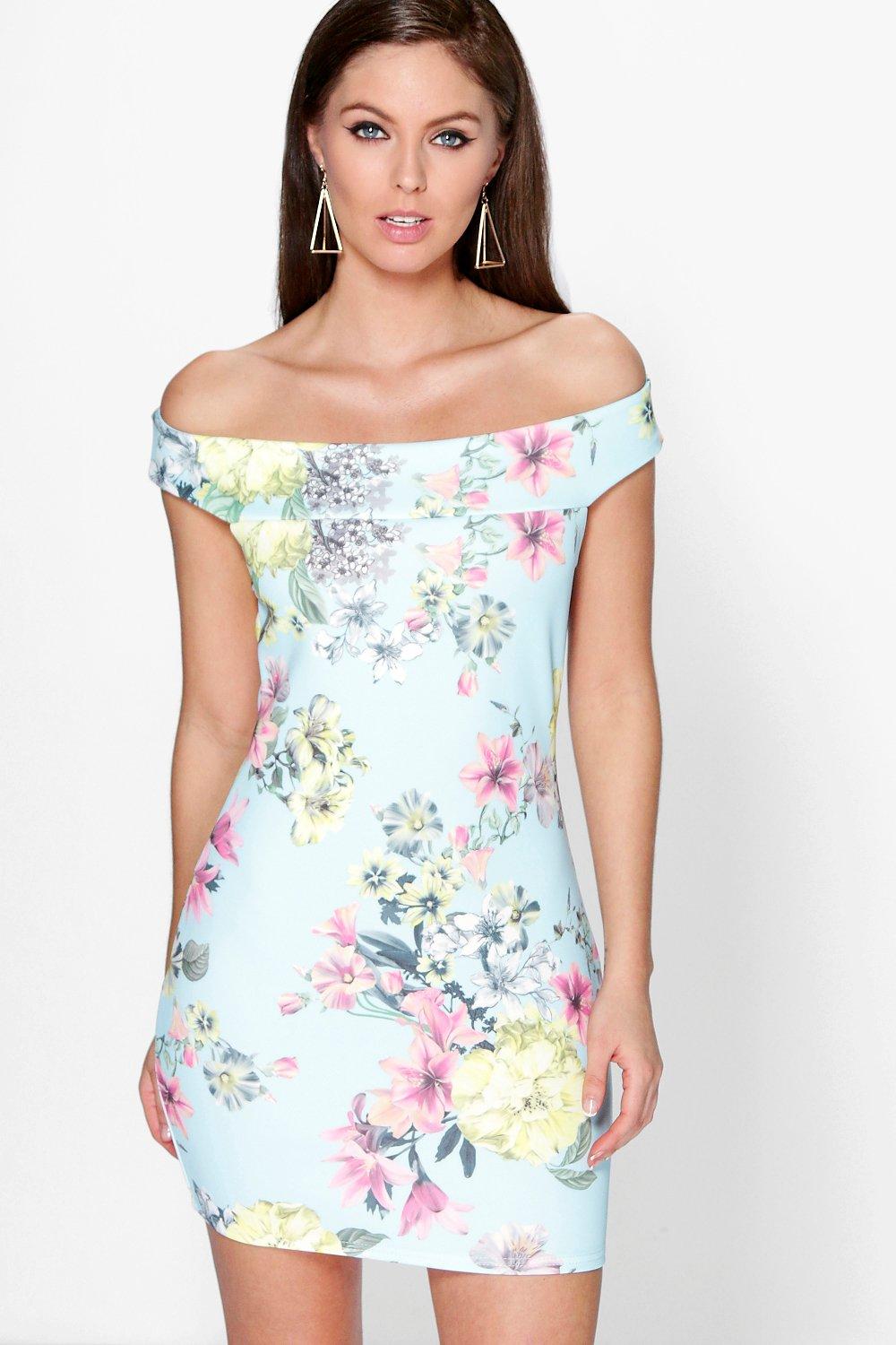 floral bodycon