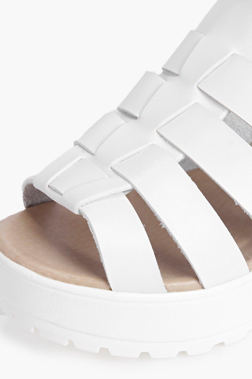 boohoo fisherman cleated sandals