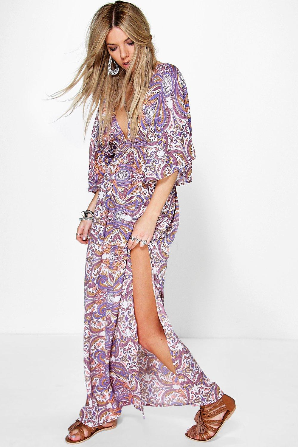 boohoo paisley dress