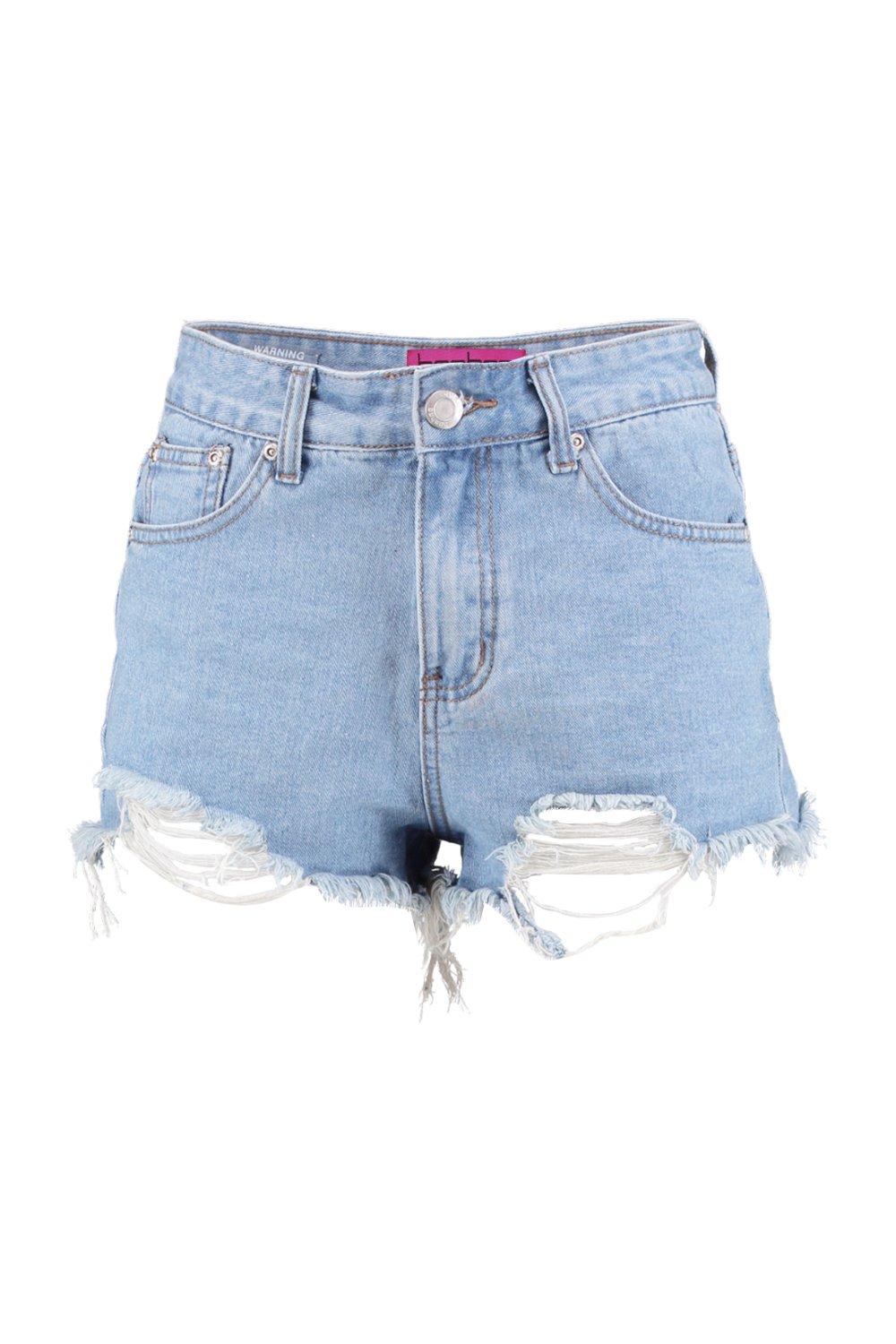 Short jean taille online basse femme