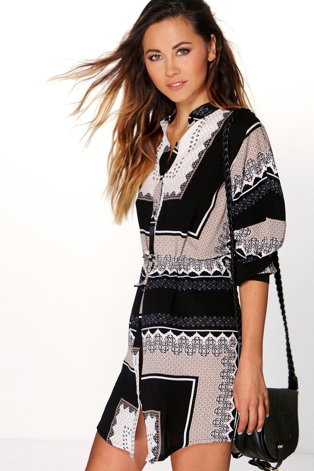 shirt dress paisley