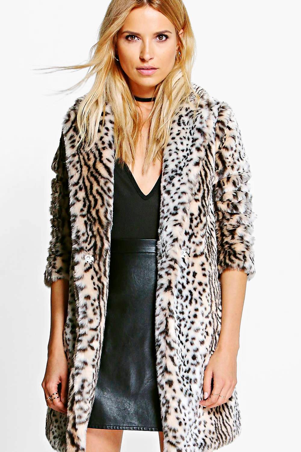 Boohoo boutique faux fur on sale coat