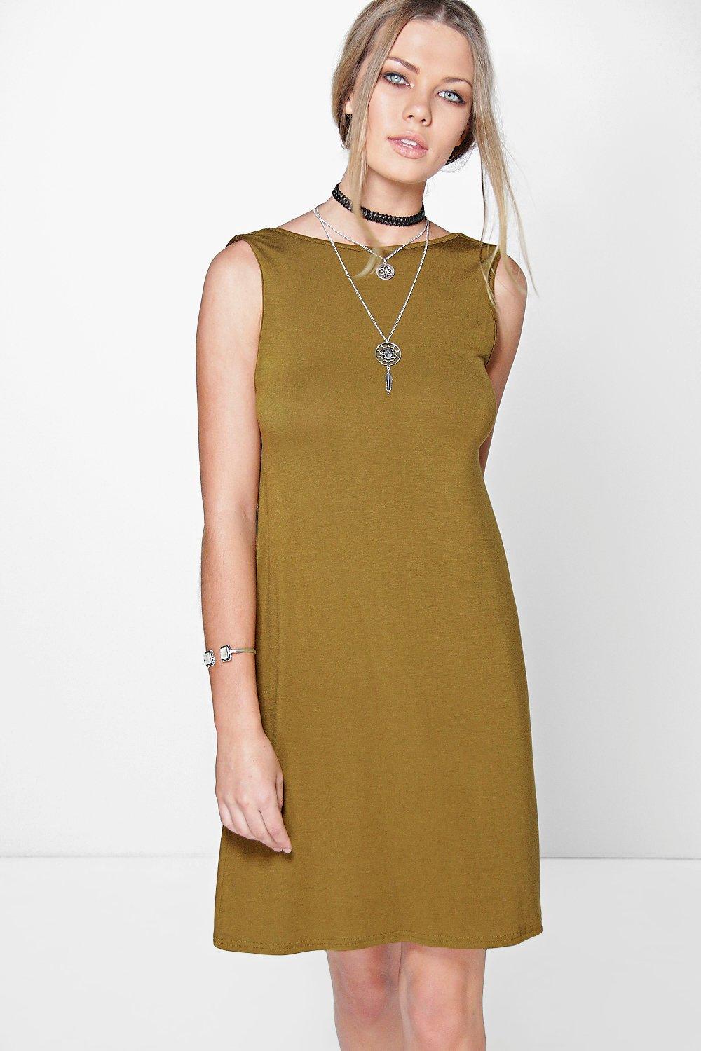 t shirt sleeveless dress