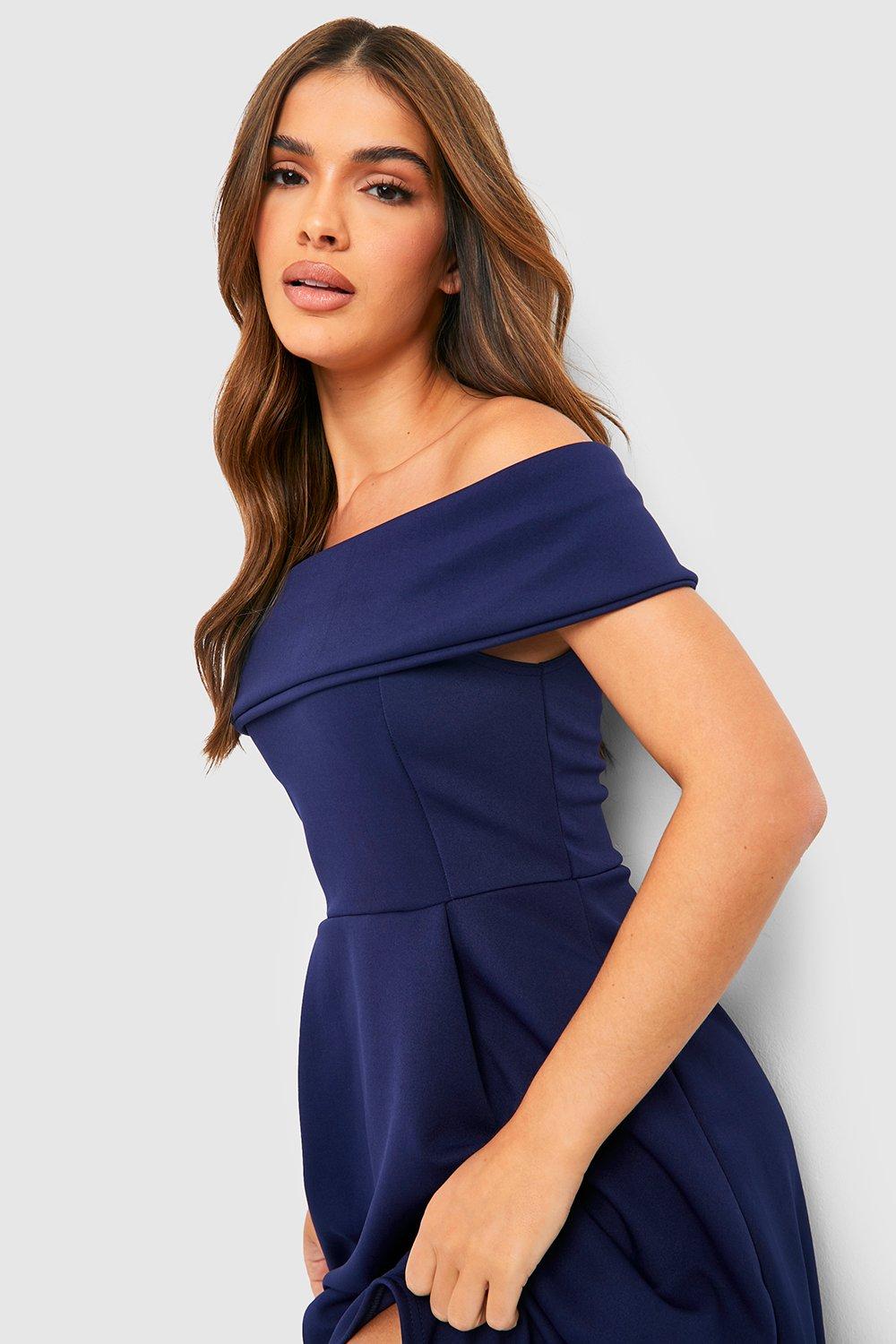 Bardot dip hem skater dress sale