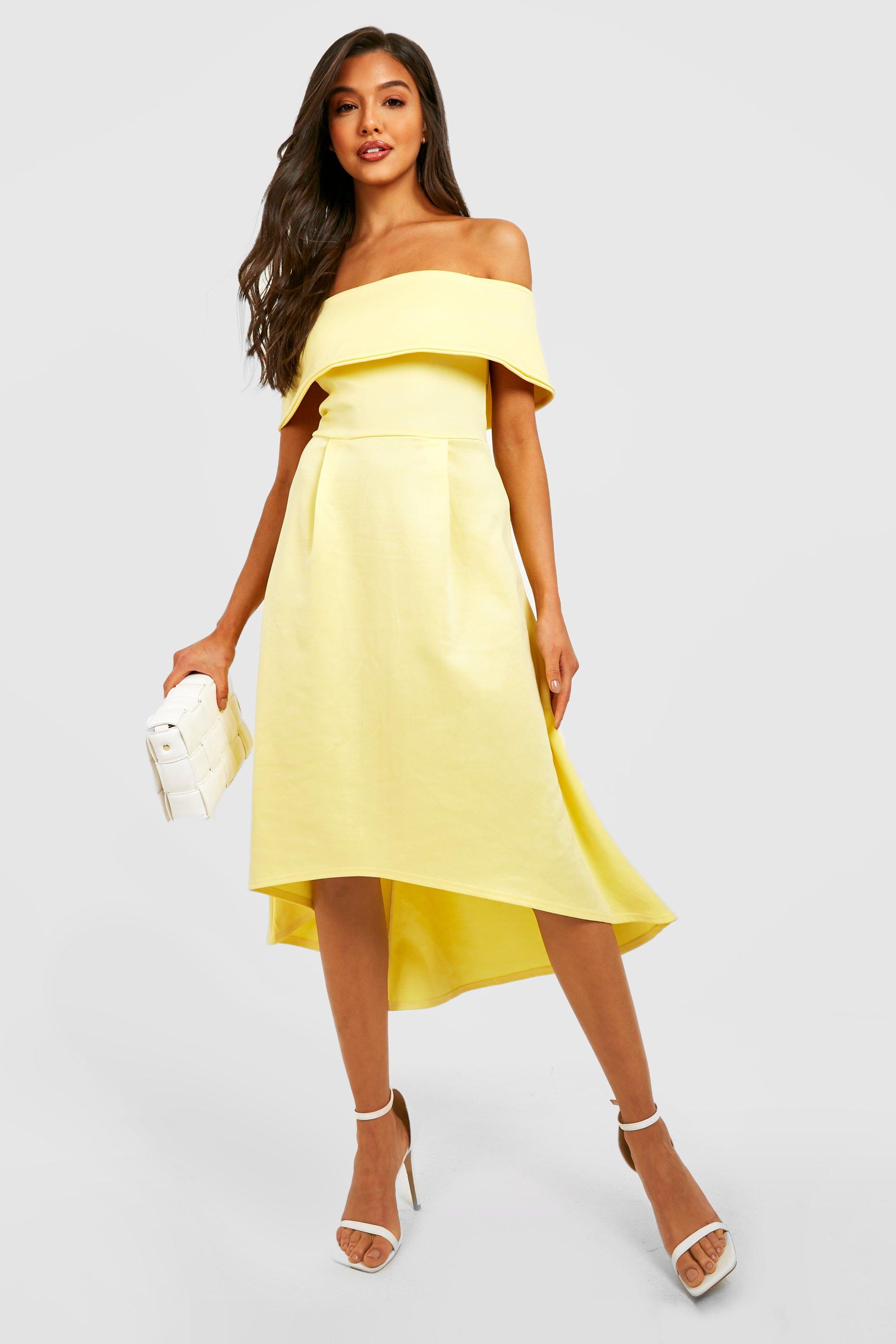 Dip hem dress outlet boohoo